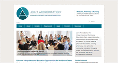 Desktop Screenshot of jointaccreditation.org