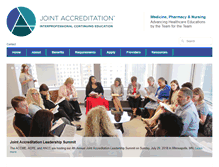 Tablet Screenshot of jointaccreditation.org